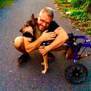 Michael J. Baines, il fondatore di The man that rescues dogs