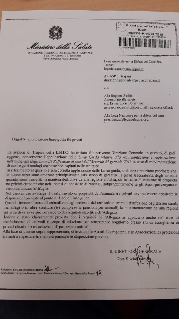 Applicazione linee guida 2013 fra privati