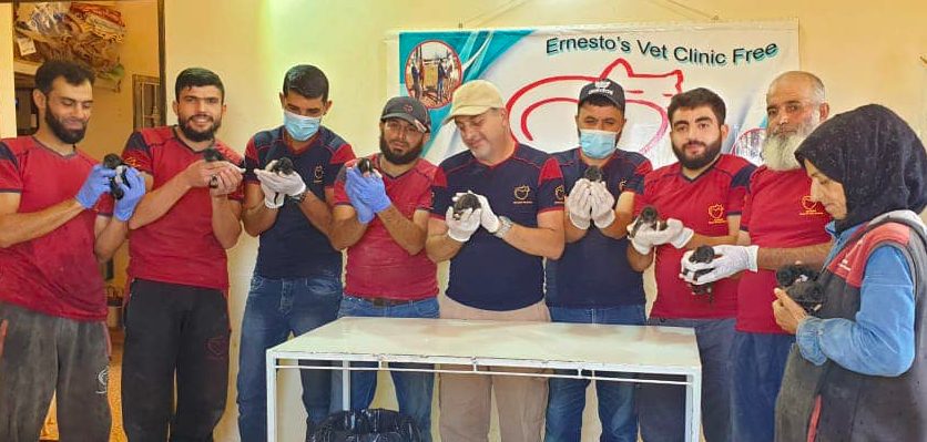 Il gruppo di lavoro del Santuario di Ernesto (fotodalla pagina FB del Santuario)