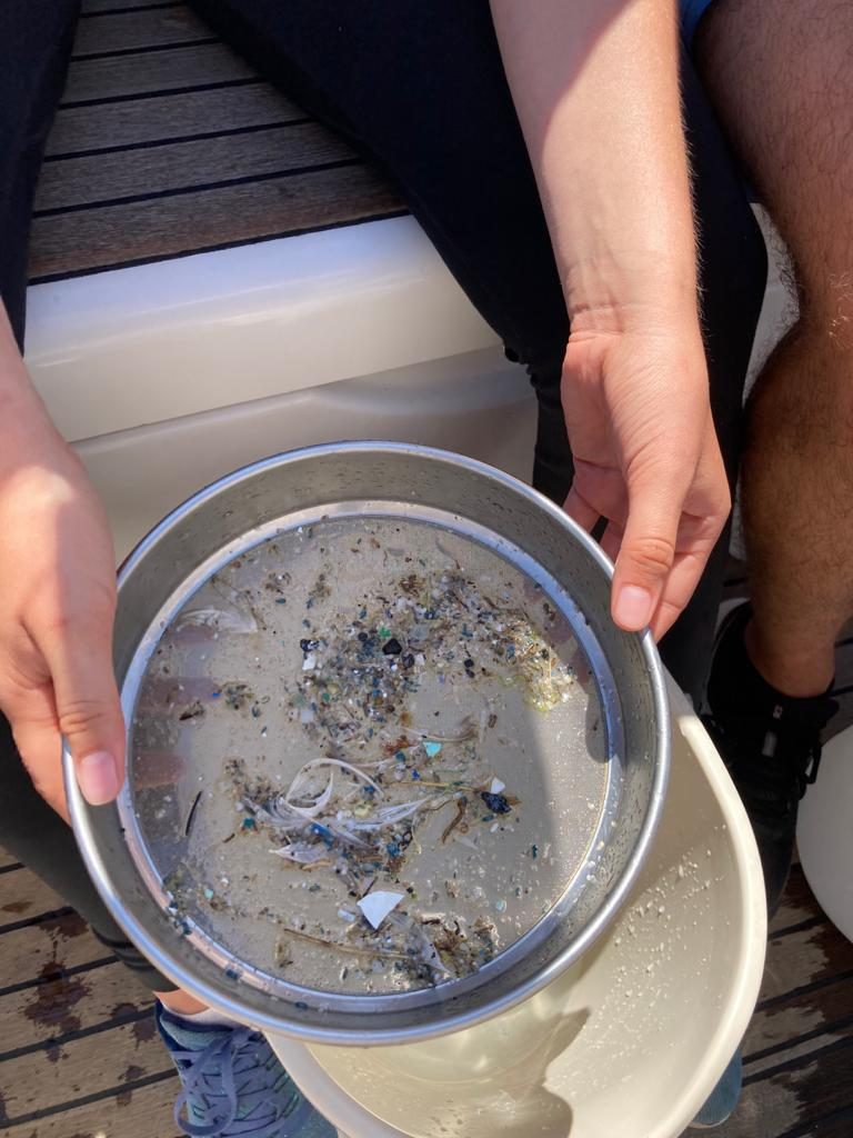 Microplastiche campionate ©Sail & Explore Association