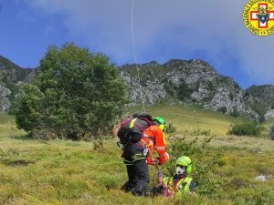 L’intervento del Soccorso alpino