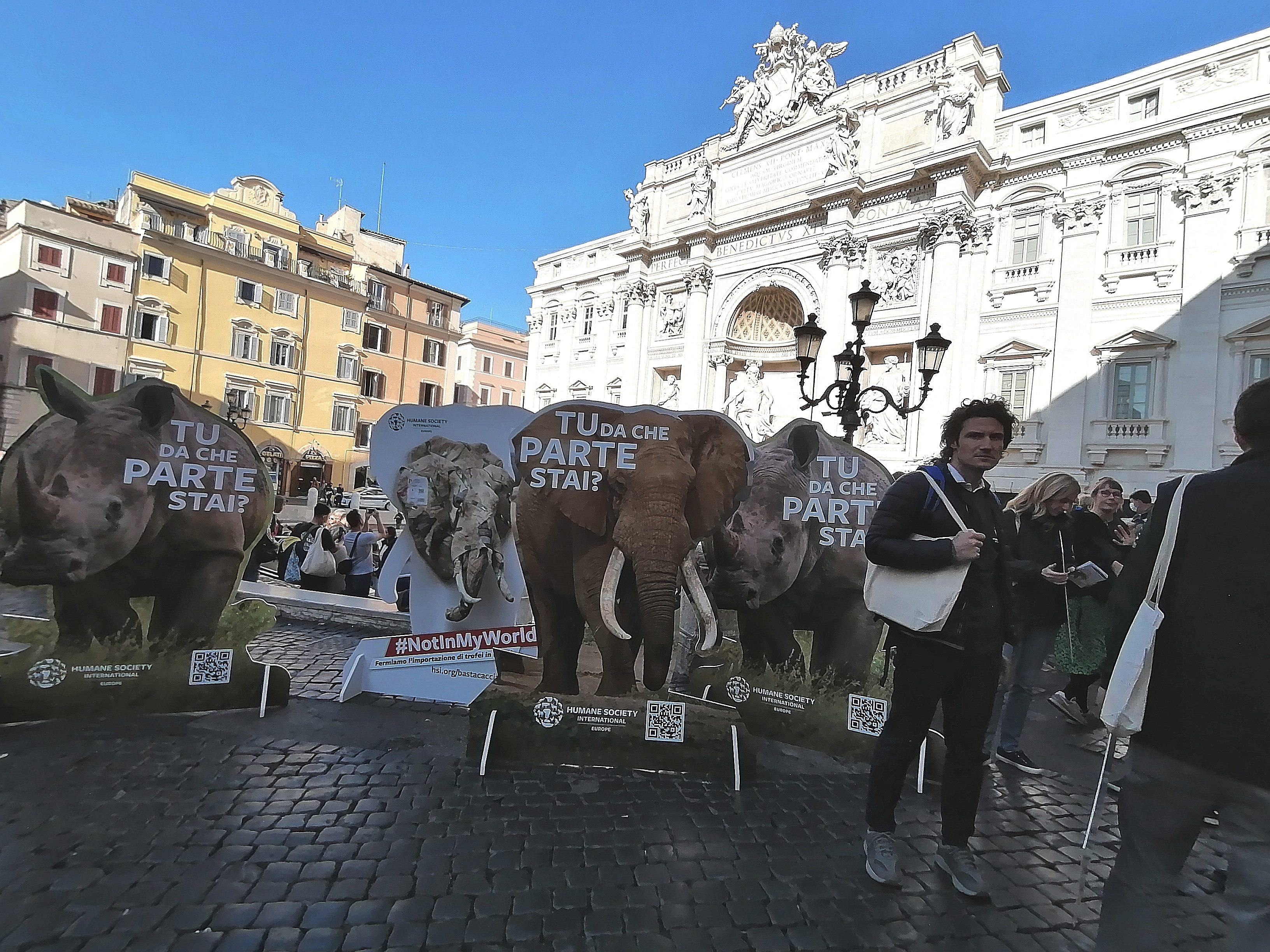 A Fontana di Trevi, per l’inizio della manifestazione (credits:MariaGraziaFilippi)
