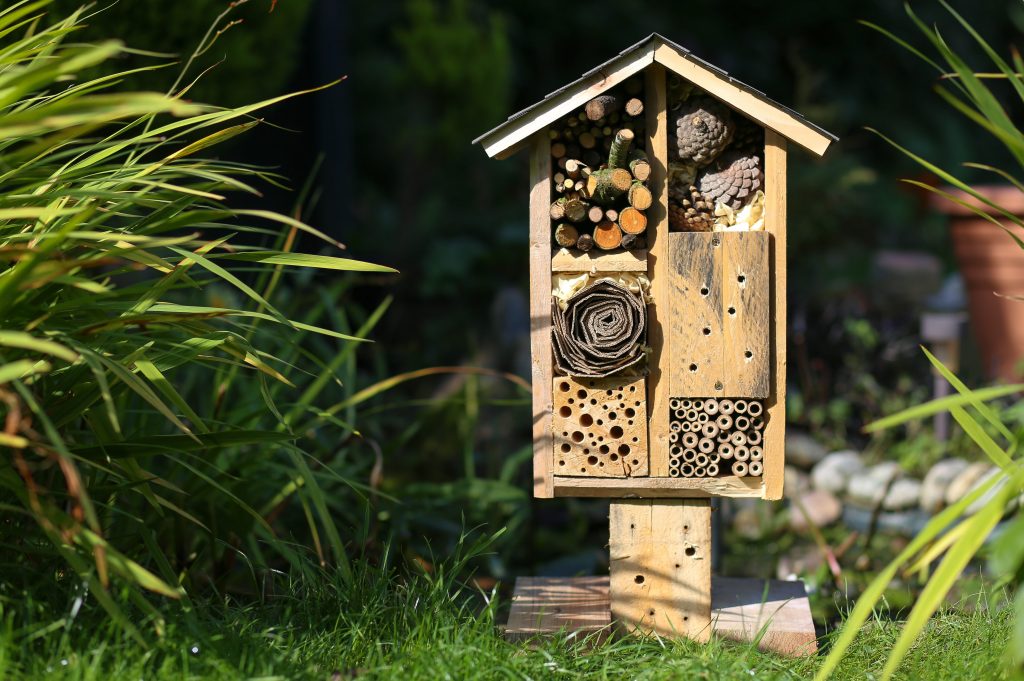 Un bug hotel in giardino