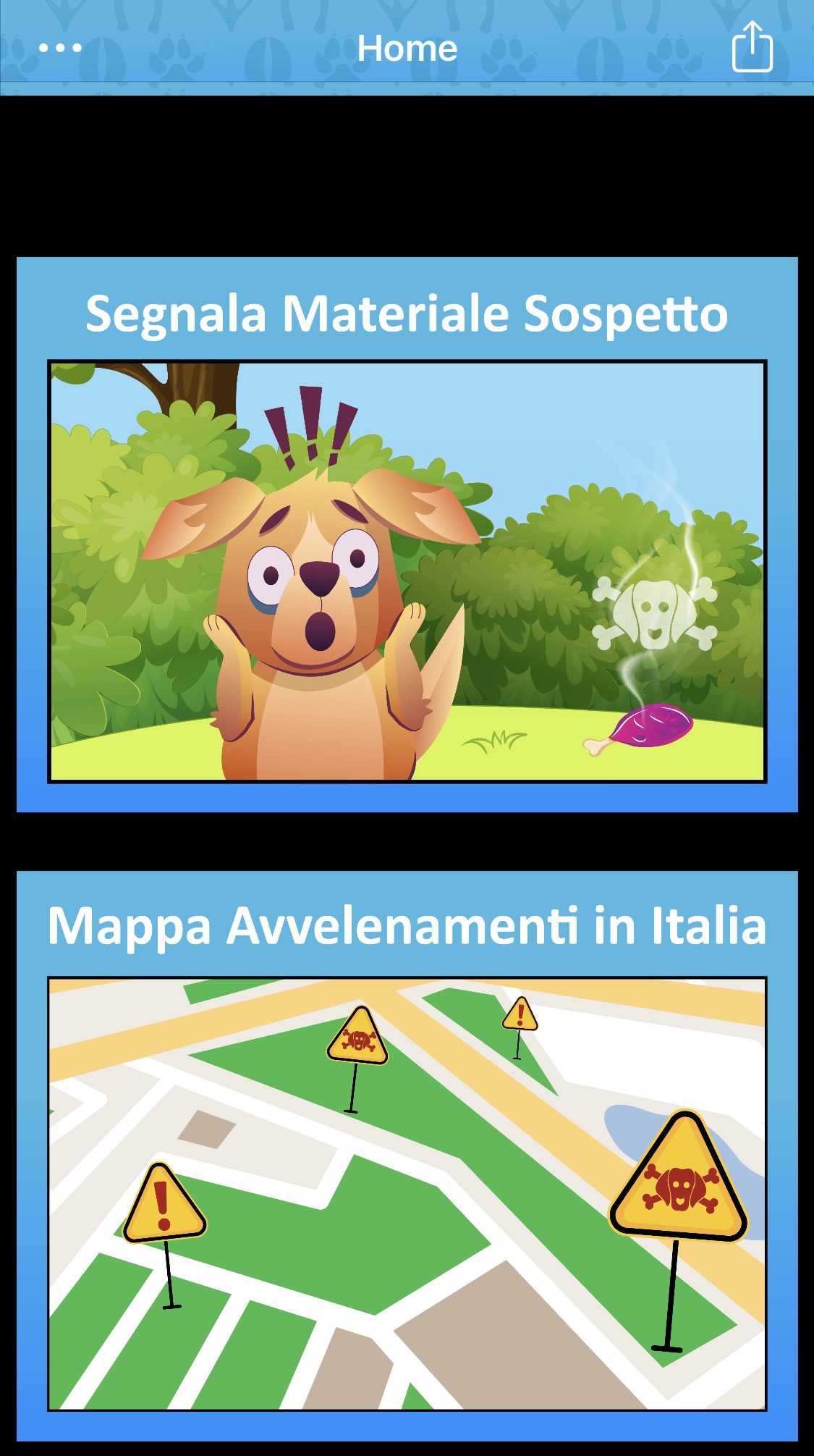 app Bocconi avvelenati